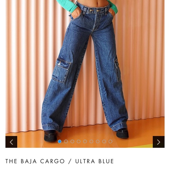 ❌ SOLD ❌ The Baja Cargo REVICE Denim- ultra Blue - Picture 1 of 5